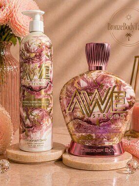 ☀️ AWESTRUCK ☀️ Tanning Lotion + Tan Extender Combo - Designer Skin - AWE STRUCK